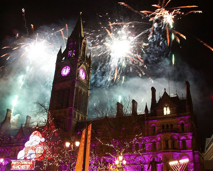 12 Best Places to Spend New Year's Eve in the UK - manchester