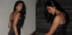 Sonam Bajwa dazzles in Black Sequinned Dress - F