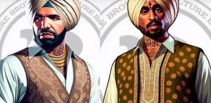 US Rappers reimagined as Punjabi Music Stars f