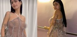 Mia Khalifa risks Instagram Ban in Sheer Ester Manas Dress f