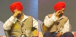 Diljit Dosanjh breaks down at 'Amar Singh Chamkila' Trailer Launch - F