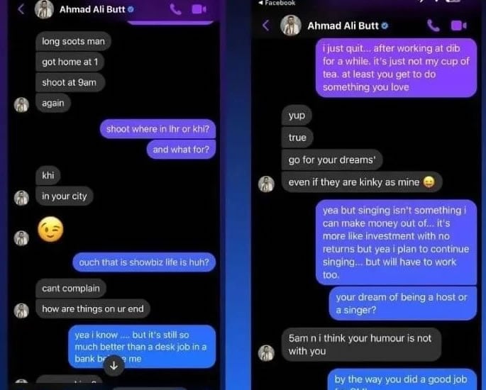 Maha Ali Kazmi exposes Ahmad Ali Butt's Explicit Texts