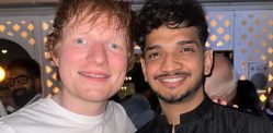 Munawar Faruqui bonds with Ed Sheeran at Mumbai Event f
