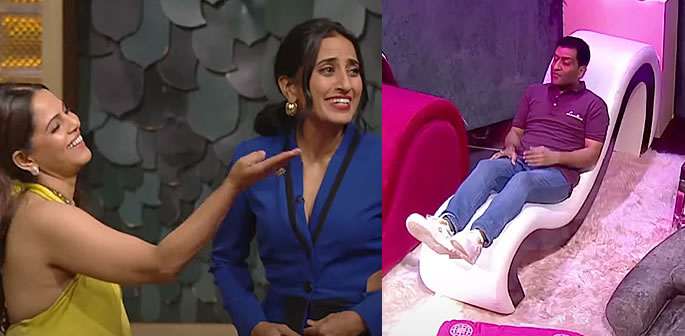 Shark Tank India Judges in Fits of Laughter over Sex Sofa Pitch d