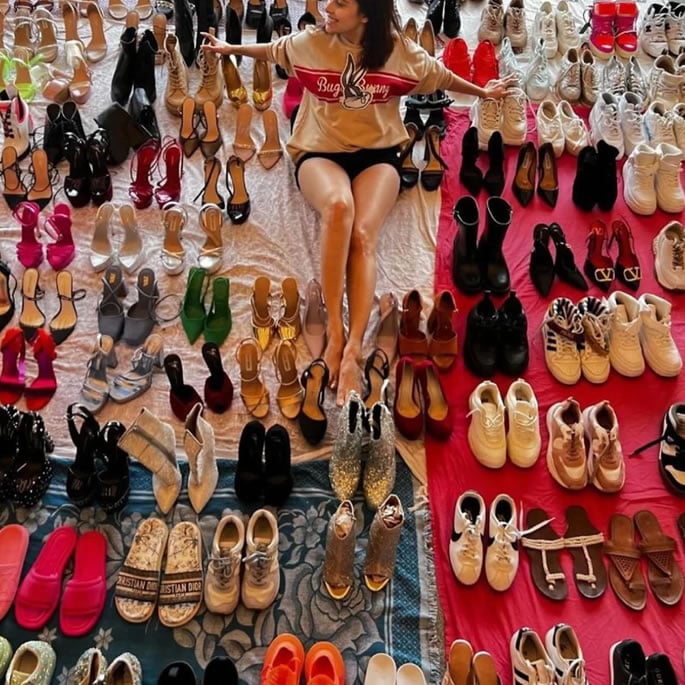 Nushrratt Bharuccha stuns Fans with Massive Shoe Collection