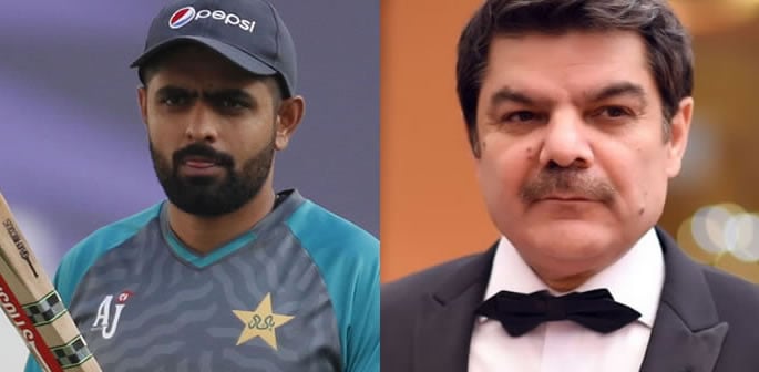 Babar Azam yatoa Notisi ya Kashfa kwa Mubasher Lucman f