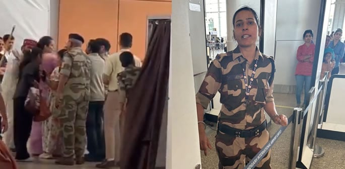 चंडीगढ़ एयरपोर्ट पर सुरक्षा कर्मचारियों ने कंगना रनौत को 'थप्पड़' मारा
