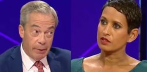 Naga Munchetty clashes with Nigel Farage on BBC Breakfast f