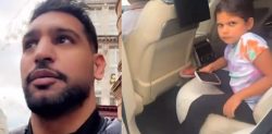 Amir Khan sends Car to Valet but forgets Daughter is in the Back