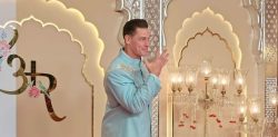 John Cena dons Blue Kurta at Ambani Wedding