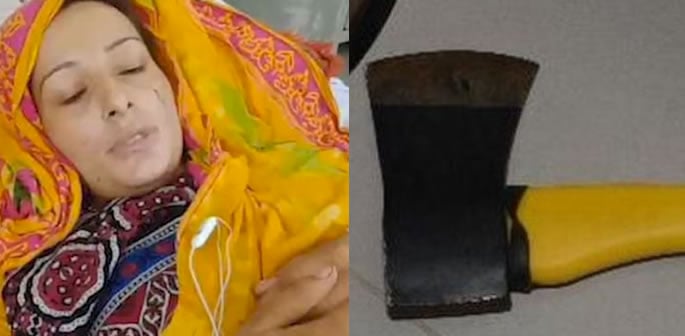 Un uomo taglia le gambe della figlia per aver tentato di porre fine ad un matrimonio violento f
