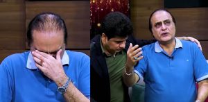 Mehmood Aslam breaks into Tears on Live Show f