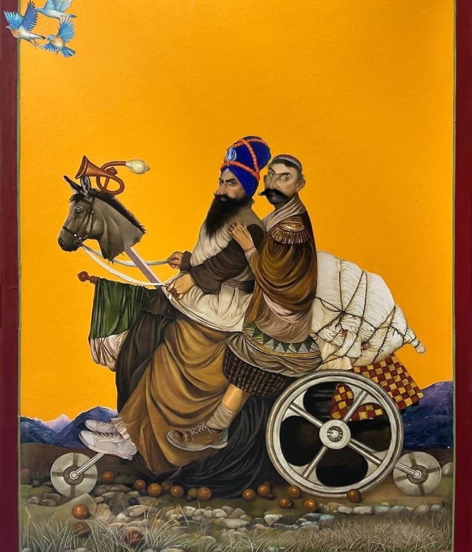 8 Most Stunning Paintings by Saira Wasim - From Amritsar to Kabul