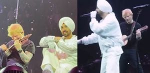 Ed Sheeran delights Fans at Diljit Dosanjh's Birmingham Concert f