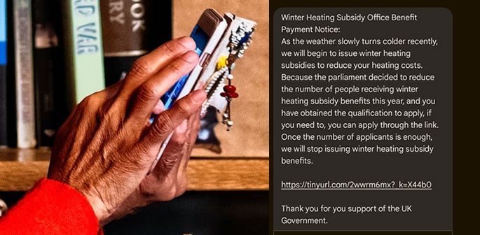 How to Spot Winter Heat Subsidy Scam Texts f