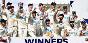 New Zealand complete Historic 3-0 Test Series Win over India f