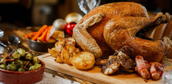Average UK Christmas Dinner Cost rises by 6.5% f