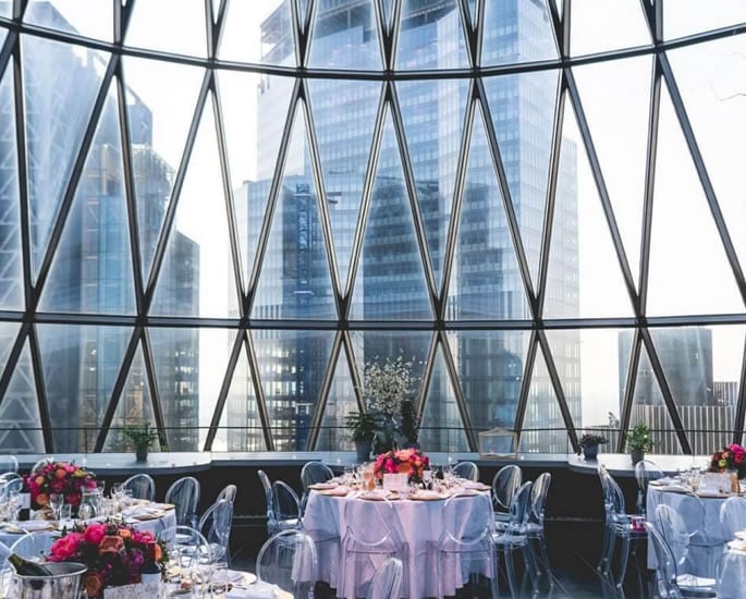 Best Places in London to Celebrate the New Year - gherkin
