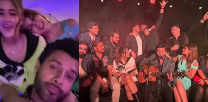 Kriti Sanon attends Rahat Fateh Ali’s concert with Kabir Bahia f