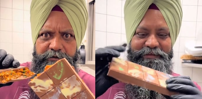 Viral Chef divides Viewers with Chicken Tikka Masala Chocolate f