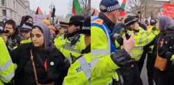 'Pregnant' Woman 'Manhandled' by Police at Pro-Palestine Protest 'Pregnant' Woman 'Manhandled' by Police at Pro-Palestine Protest f