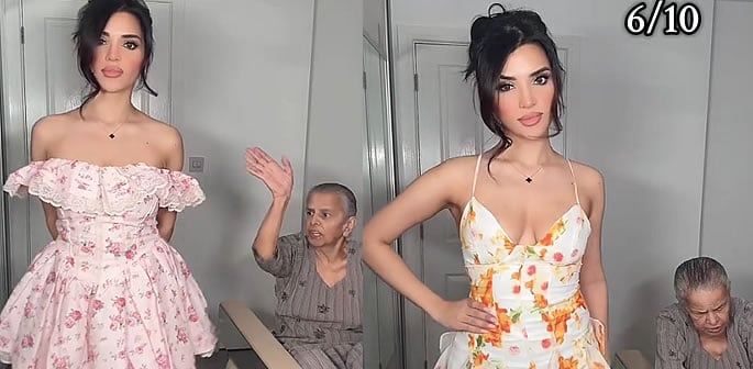 Punjabi Grandma brutally rates TikToker's Dresses | DESIblitz