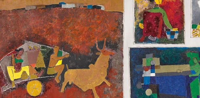 Forgotten MF Husain Masterpiece sells for £11m f