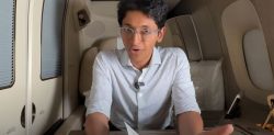 Indian YouTuber under fire for ‘Flaunting’ 1st Class Emirates Flight