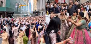 400-Person Baraat shuts down New York's Wall Street f