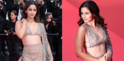 Alia Bhatt stuns in Gucci’s First-Ever Saree at Cannes 2025