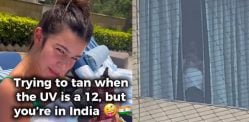 Man caught filming Teenage Vloggers Sunbathing at Delhi Hotel f