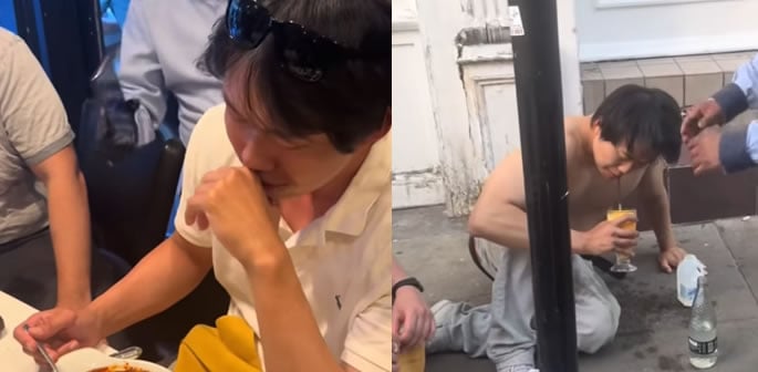Man left in Agony after trying London Curry House's Spicy Challenge f