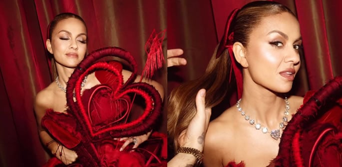 Natasha Poonawalla Wows in Red at Jeff Bezos' Pre-Wedding Bash f