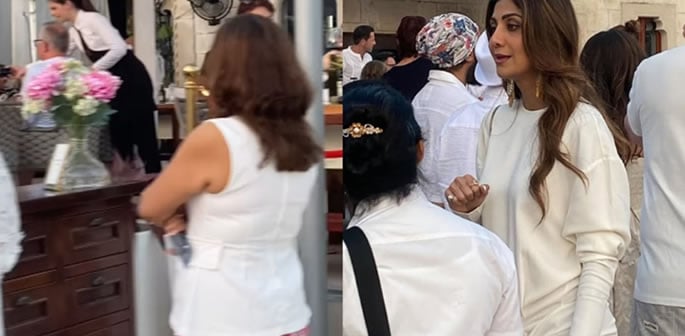 Shilpa Shetty 'Yells' at Tourist outside Croatia Restaurant f