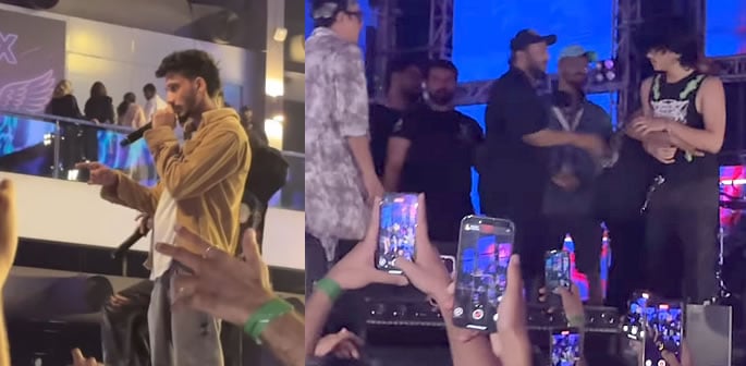 Talha Anjum Loses Temper with Fan at Concert f
