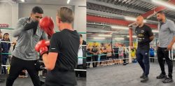 Amir Khan opens Boxing Academy in Peterborough Shopping Centre