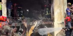 Bangladeshi Air Force Jet crashes into School