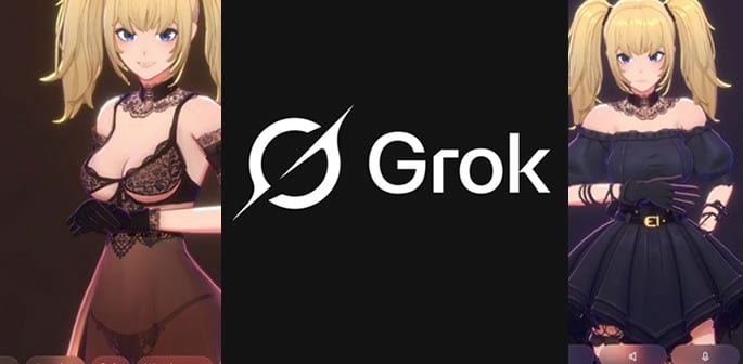 Grok ya Elon Musk inaongeza Waandamani wa AI na Njia ya NSFW f