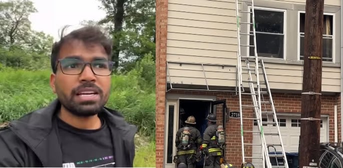Indian Man Shocked as US Neighbours Ignore House Fire f