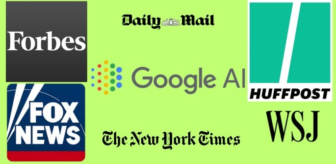 Google's AI causing News Sites to Suffer Web Traffic Drop f