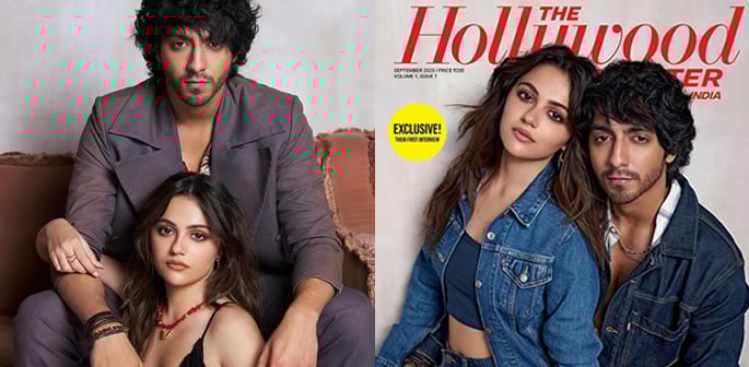 Ahaan Panday & Aneet Padda Stun in Chic Hollywood Reporter Shoot f