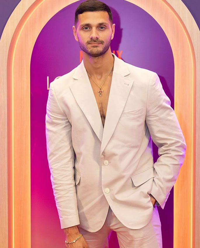 Love Is Blind UK's Sarover brings Bold Elegance to Wrap Party
