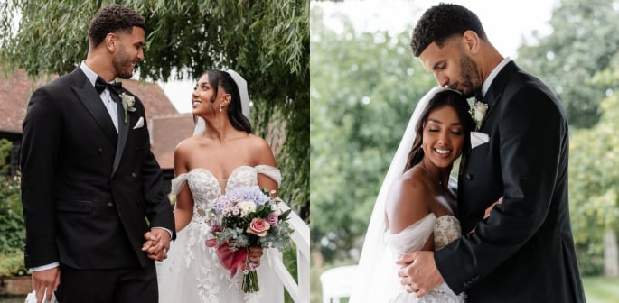 Love Islands Kai Sanam Tie the Knot in Romantic Wedding Ceremony F