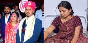 Madhya Pradesh Man Tortures Wife with Hot Knife over Dowry F