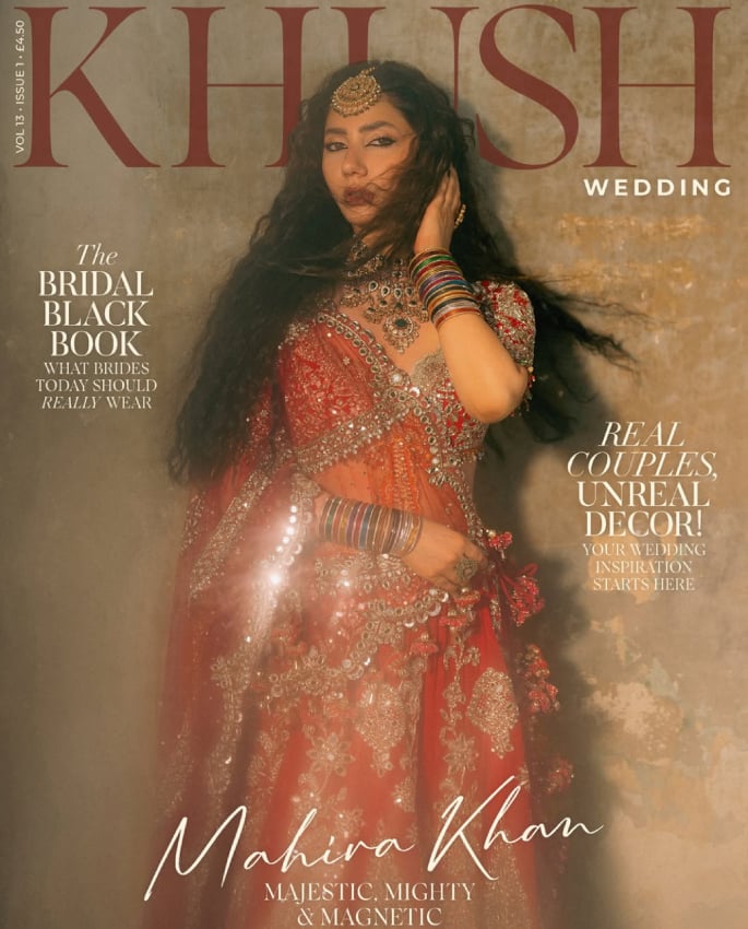 Mahira Khan stuns as First Pakistani Cover Star for Khush Mag 1