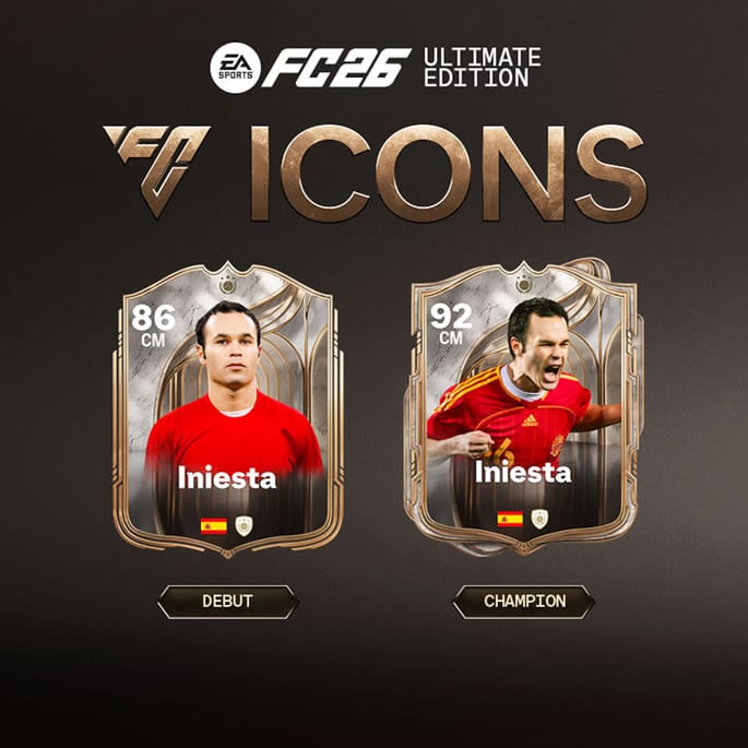 The Icons of EA FC 26 Ultimate Team - iniesta