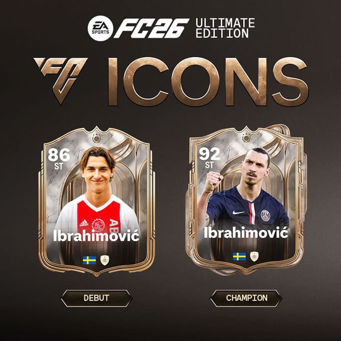 The Icons of EA FC 26 Ultimate Team - zlatan