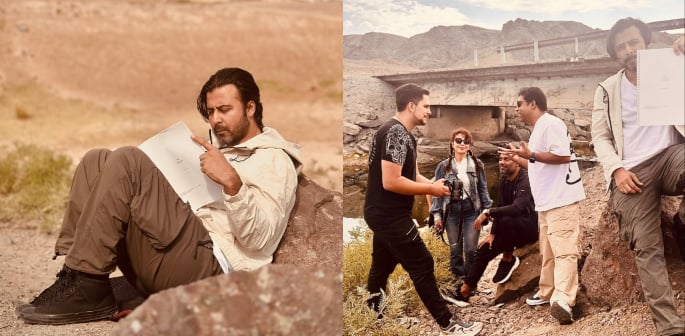 Afran Nisho Spotted in Kazakhstan Desert for 'Domm' f
