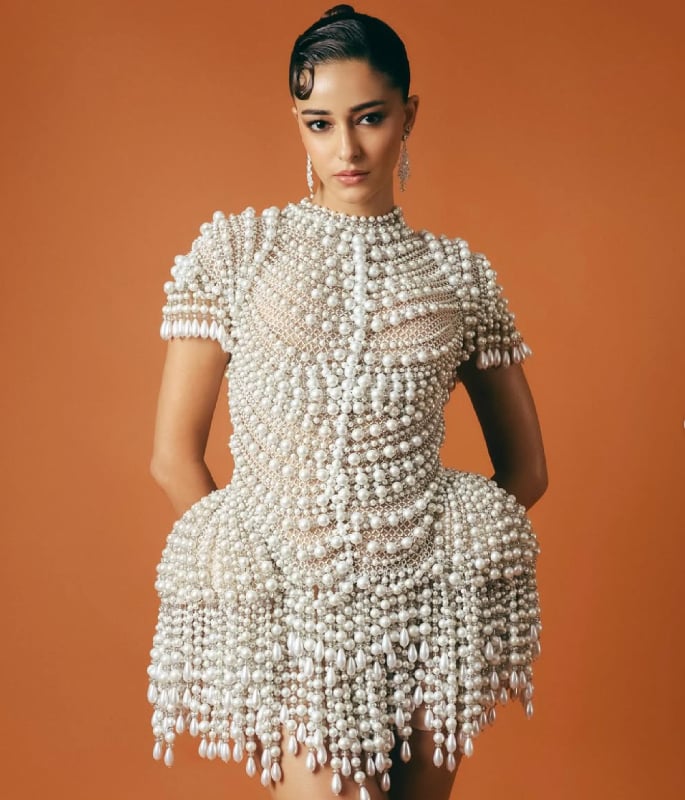 Ananya Panday dazzles in Pearl Mini Dress at GQ Awards 4