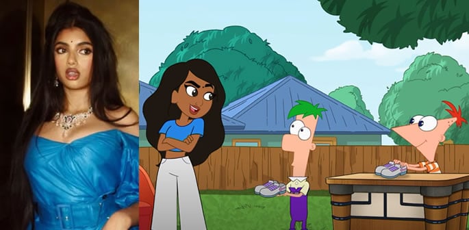Avantika Gets 'Cartoonified' in Phineas & Ferb Dance Adventure f